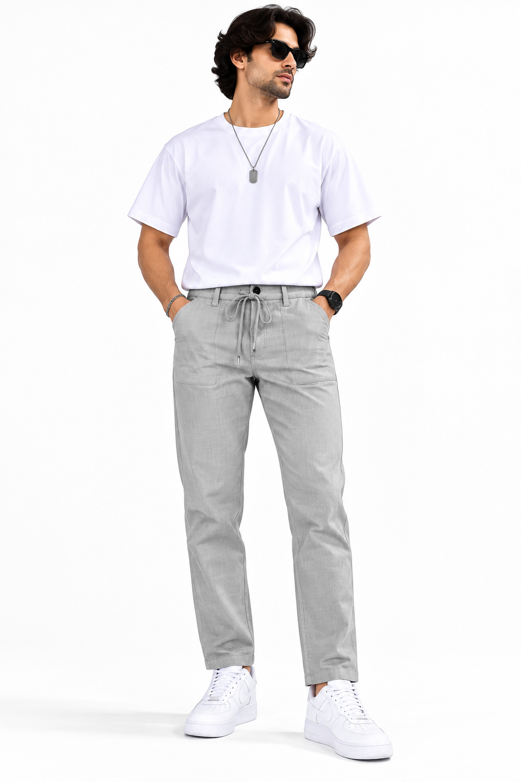 3 PLAY — Coastal Ease Linen Mom-fit Pants