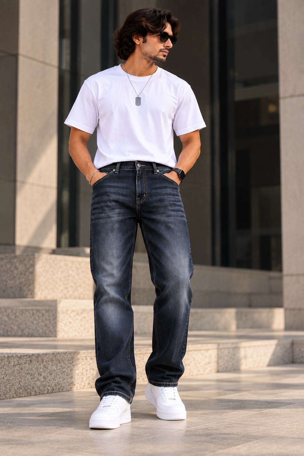 9 PIXELS — CITY STRIDE Regular-fit Jeans