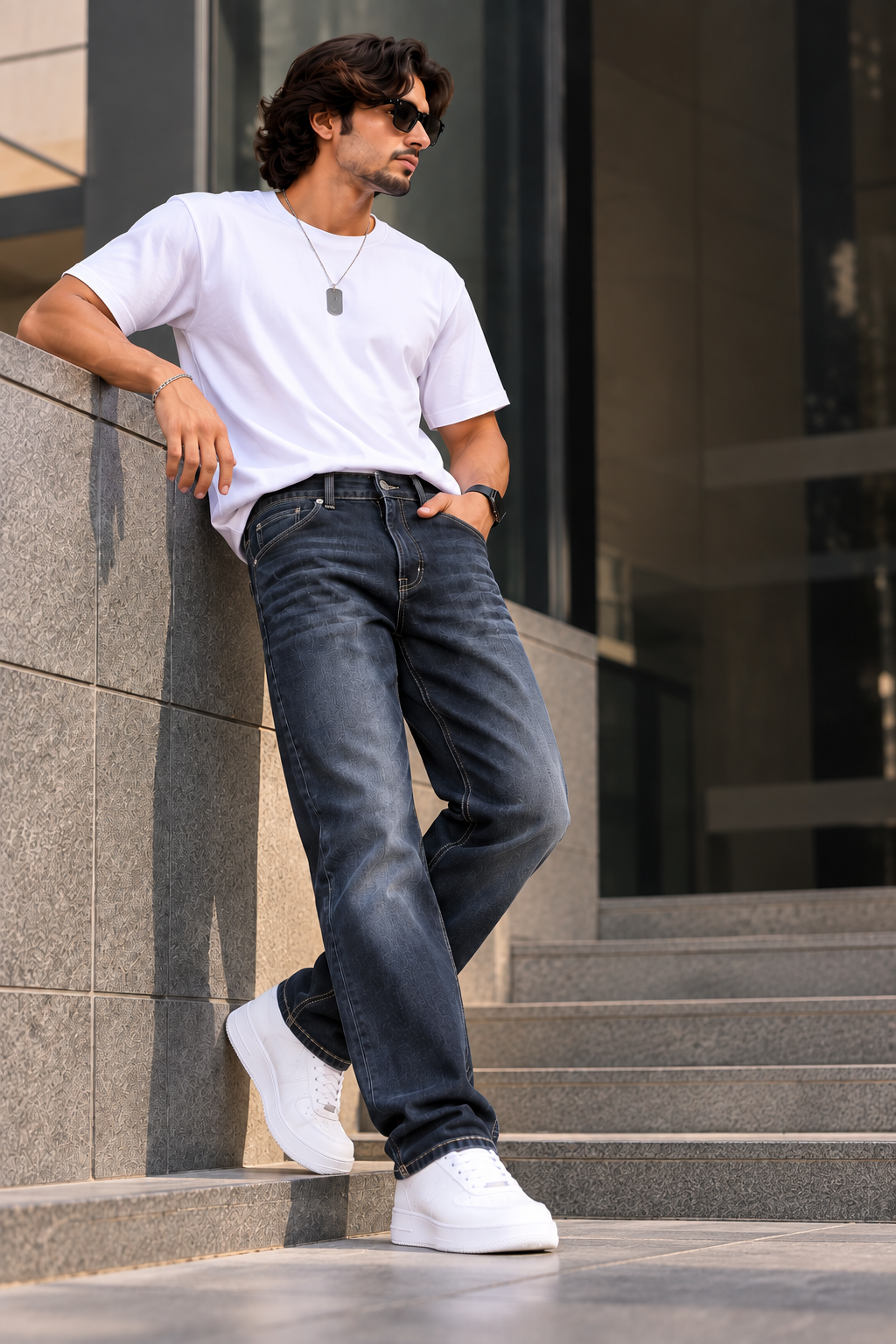 9 PIXELS — CITY STRIDE Regular-fit Jeans
