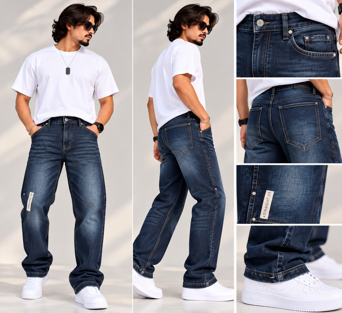 9 PIXEL — Urban Edge Straight Fit Jeans