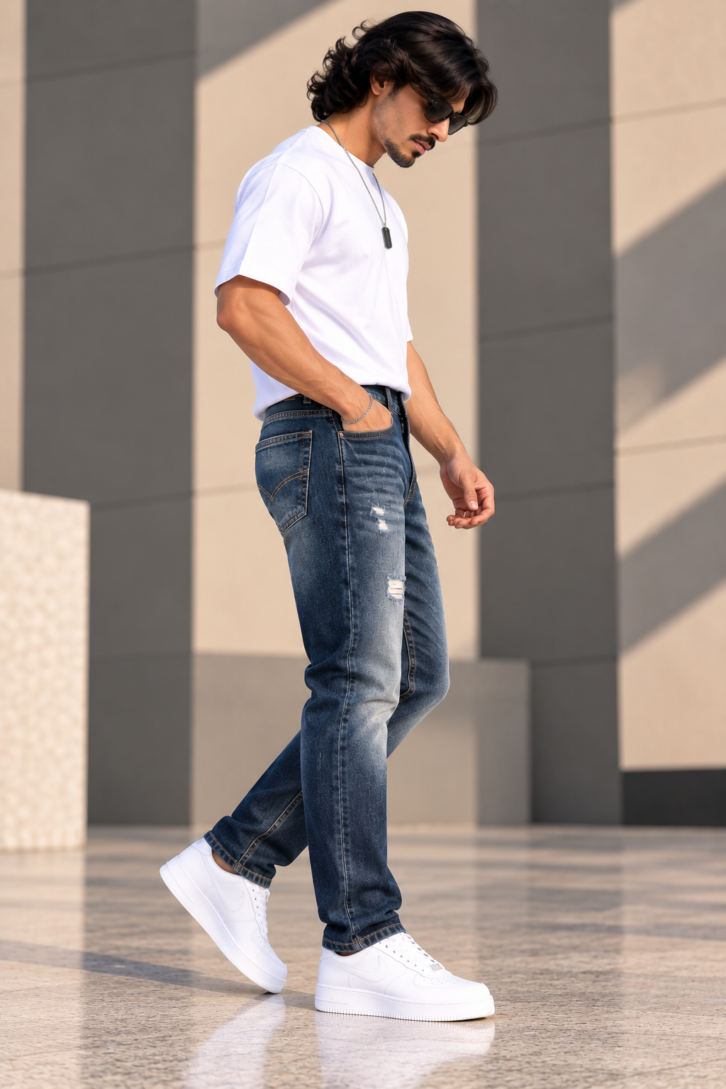 ROOKIES — Midnight Ease Lenon-fit Jeans