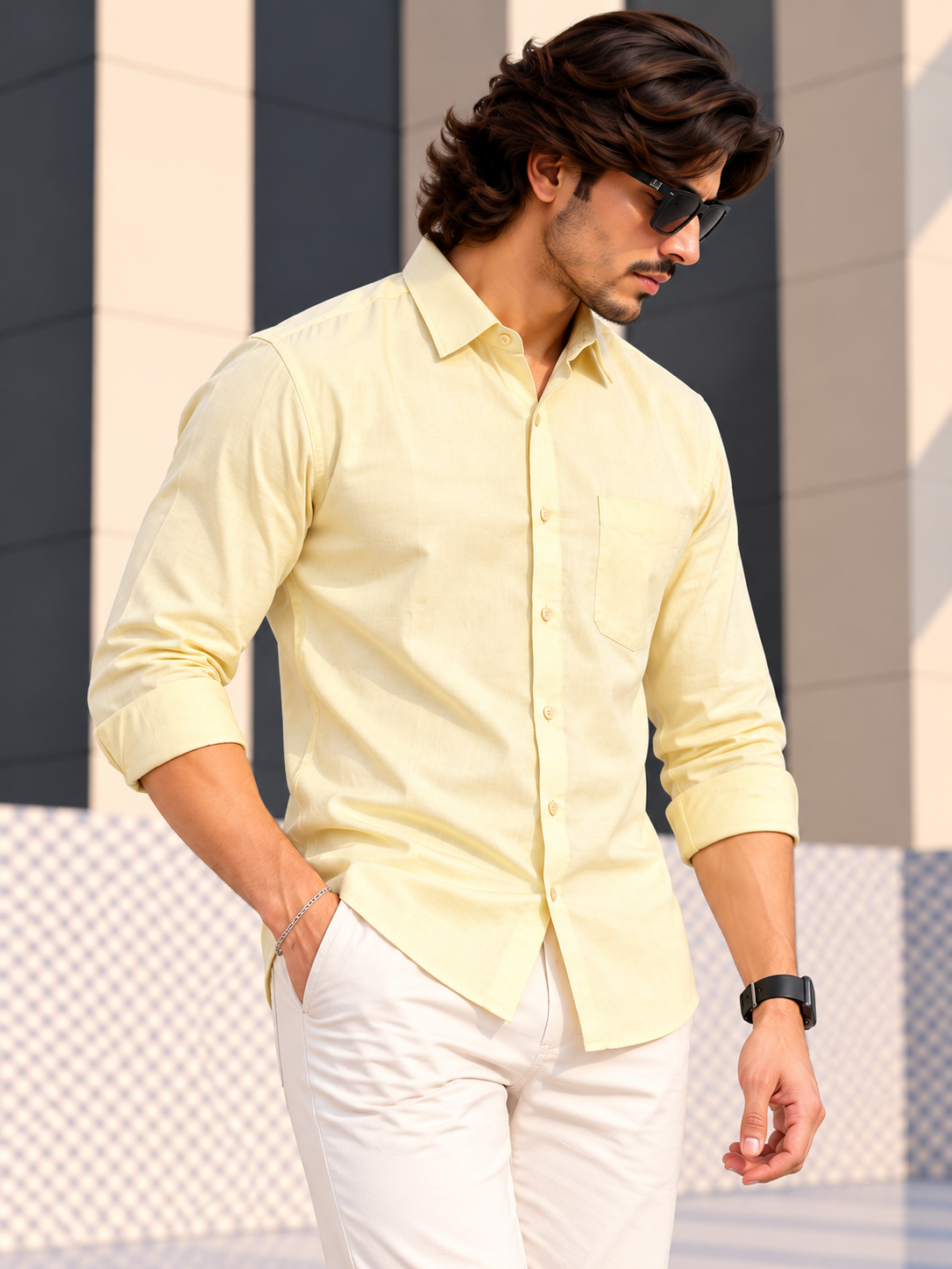 LAWMANpg3 – Lemon Luxe Utility Shirt