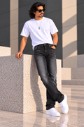 LawmanPg3 — Urban Black Lenon-fit. Jeans