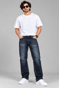 Denim Wash Ankle-fit Jeans