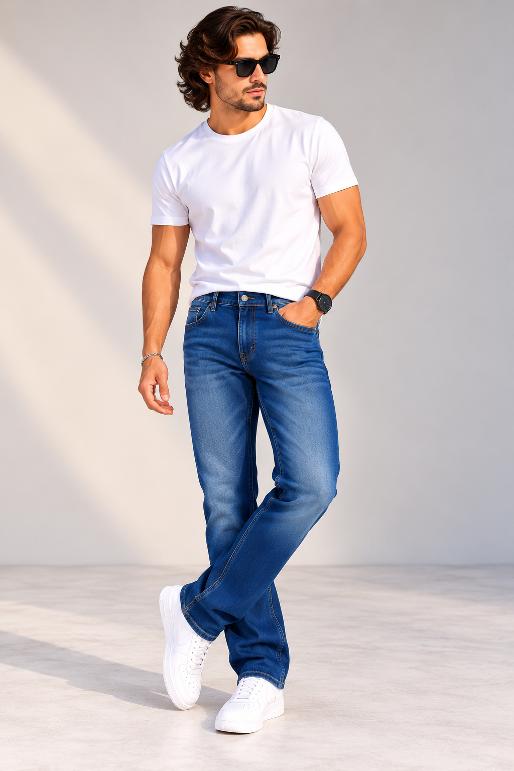 Azure Denim Drift Jeans