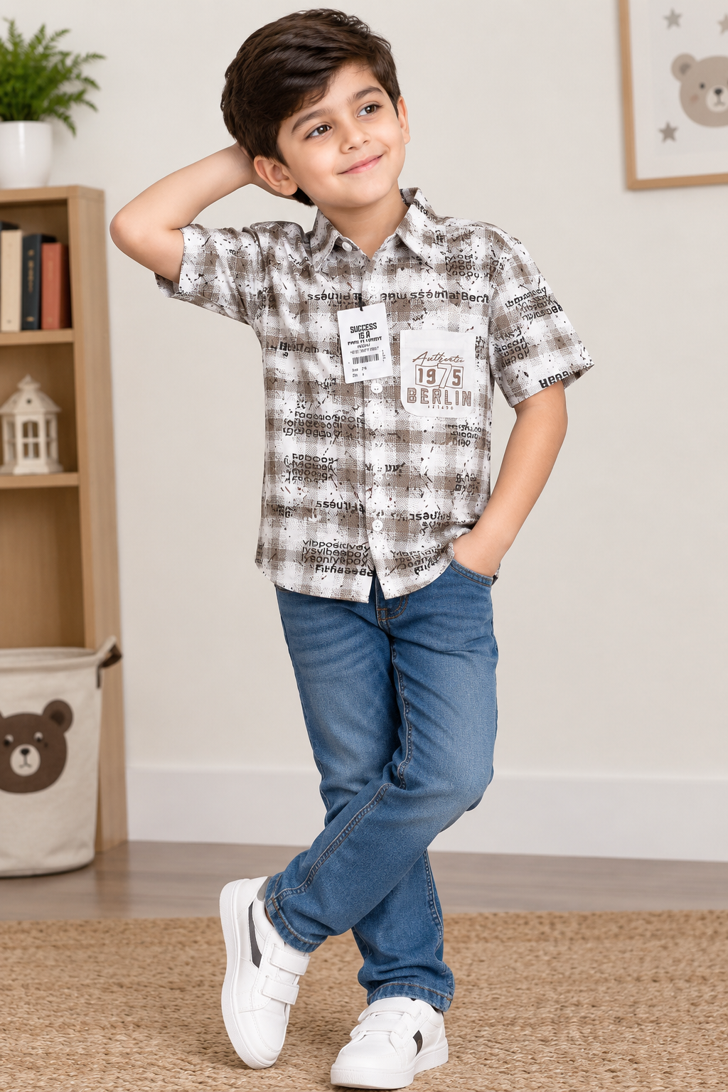 ENDEE - Funky Casuals Boys Shirt