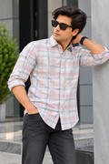 RED & WHITE - Cotton Checked Shirts
