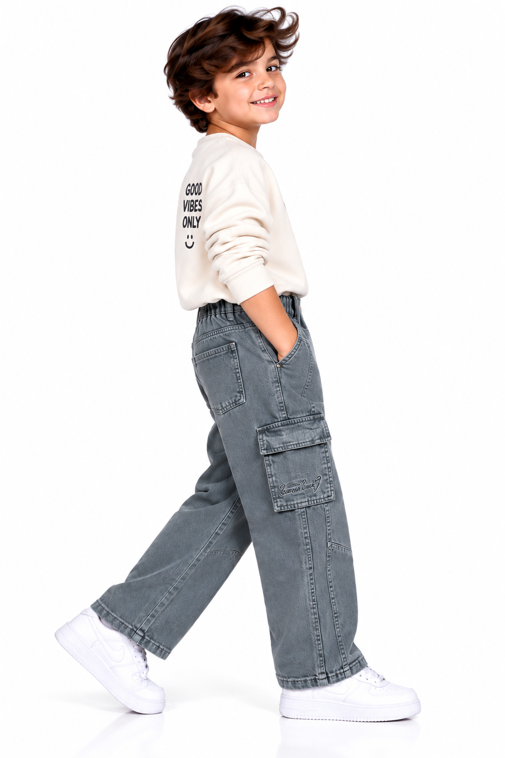 Urban Cargo Jeans 🩶✨
