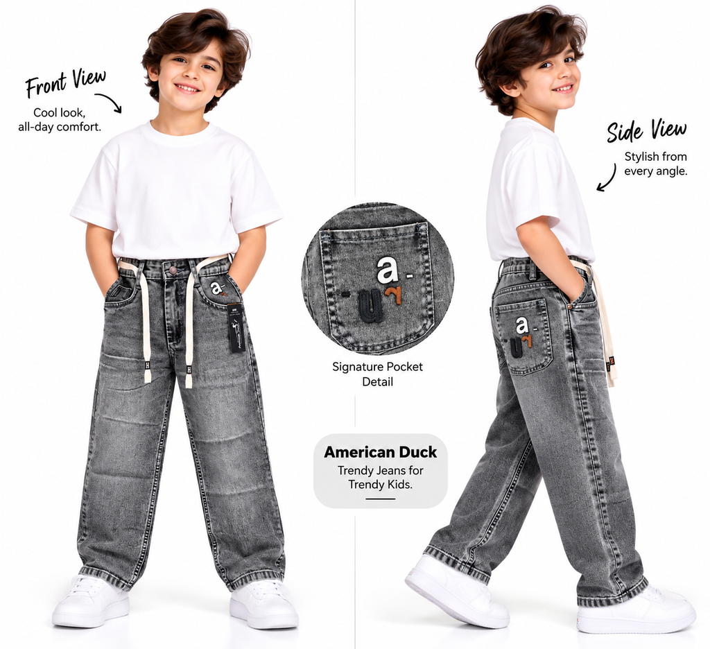 Grey Street Cargo Jeans 🩶✨