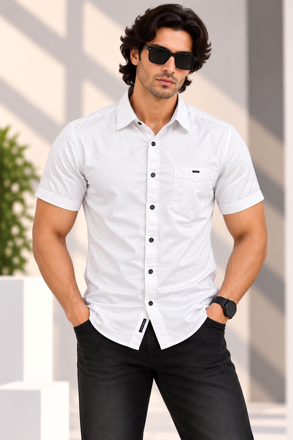 🤎 Urban Race – Sandstone Comfort Half Shirt