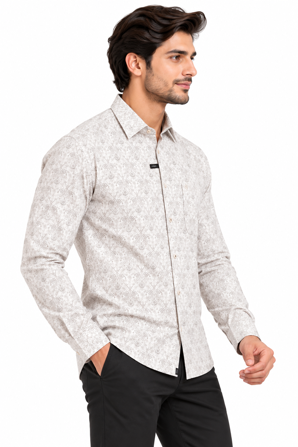 CITRUS -  Men Smart Casual Printed Formal Shirts