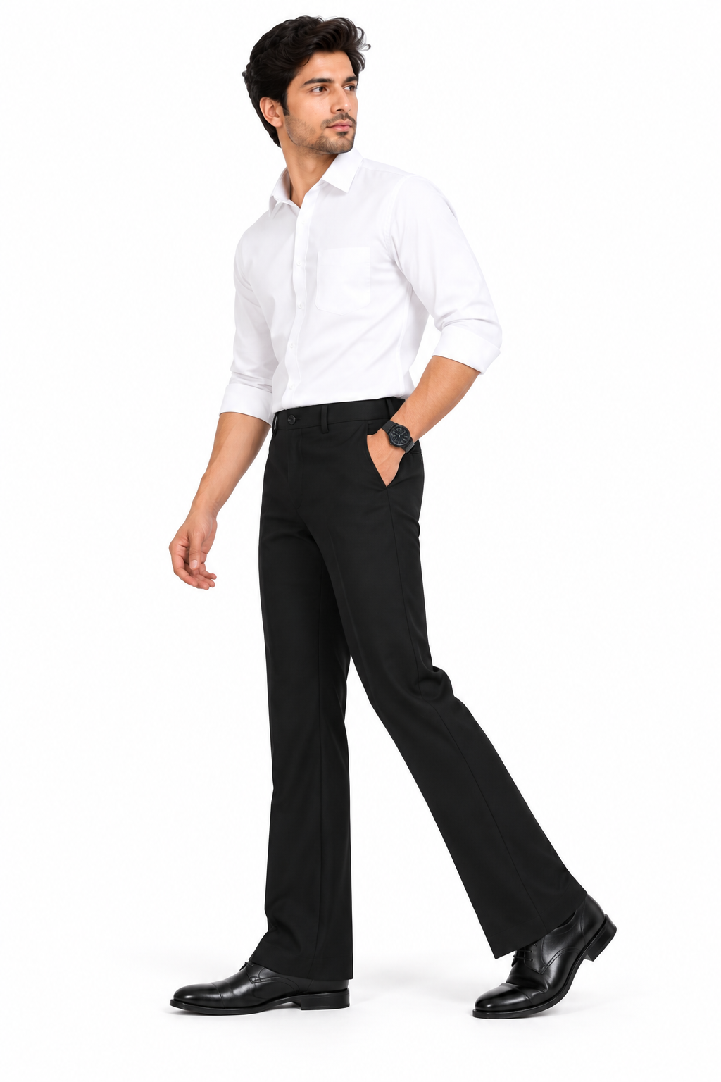 3PLAY -  Boot-Cut Formal Pant
