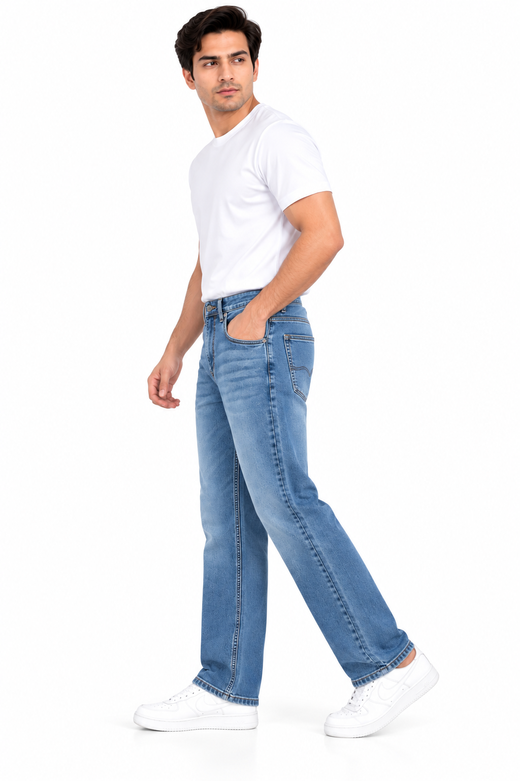 KAVIS - Straight-Fit Denim Jeans