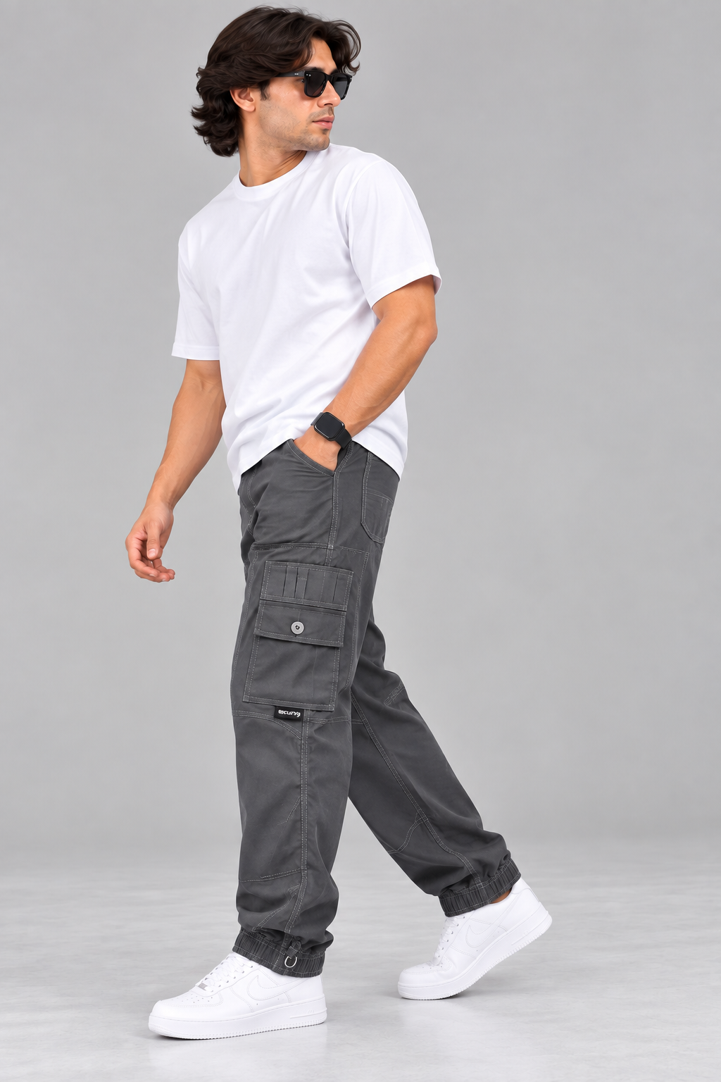 ESCURVY - Men Regular-fit Cargo Pants