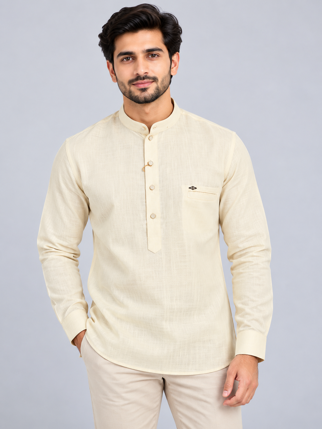 NEXX - 🤍 Ivory Ease Casual Short Kurta's