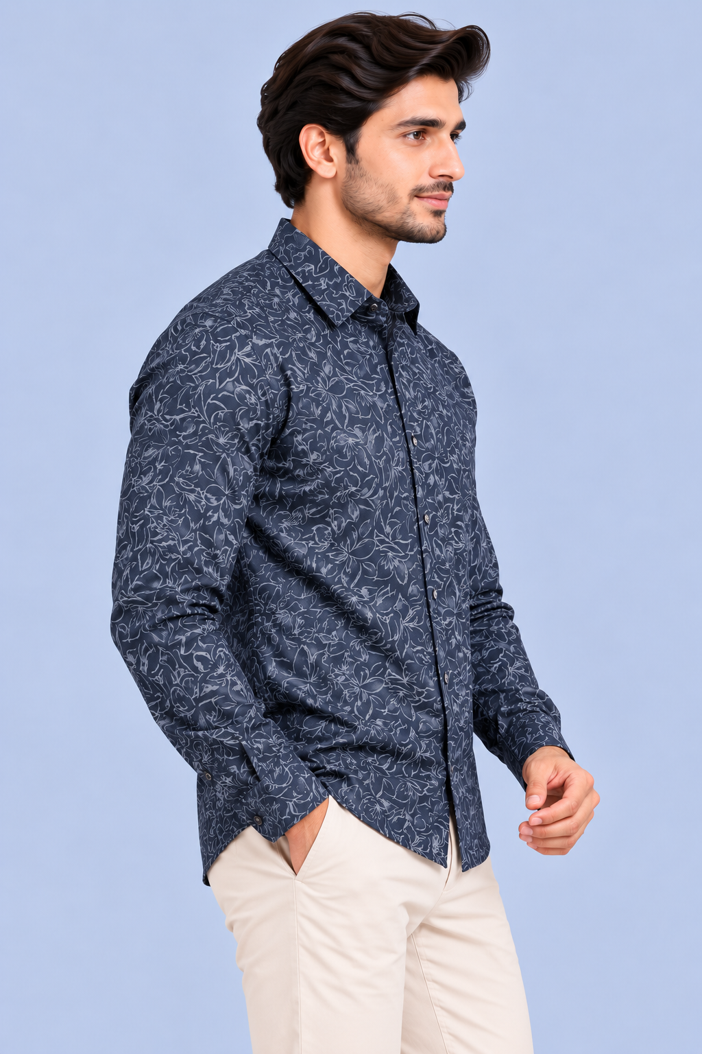 CITRUS -  Men Printed Smart Casual Shirts
