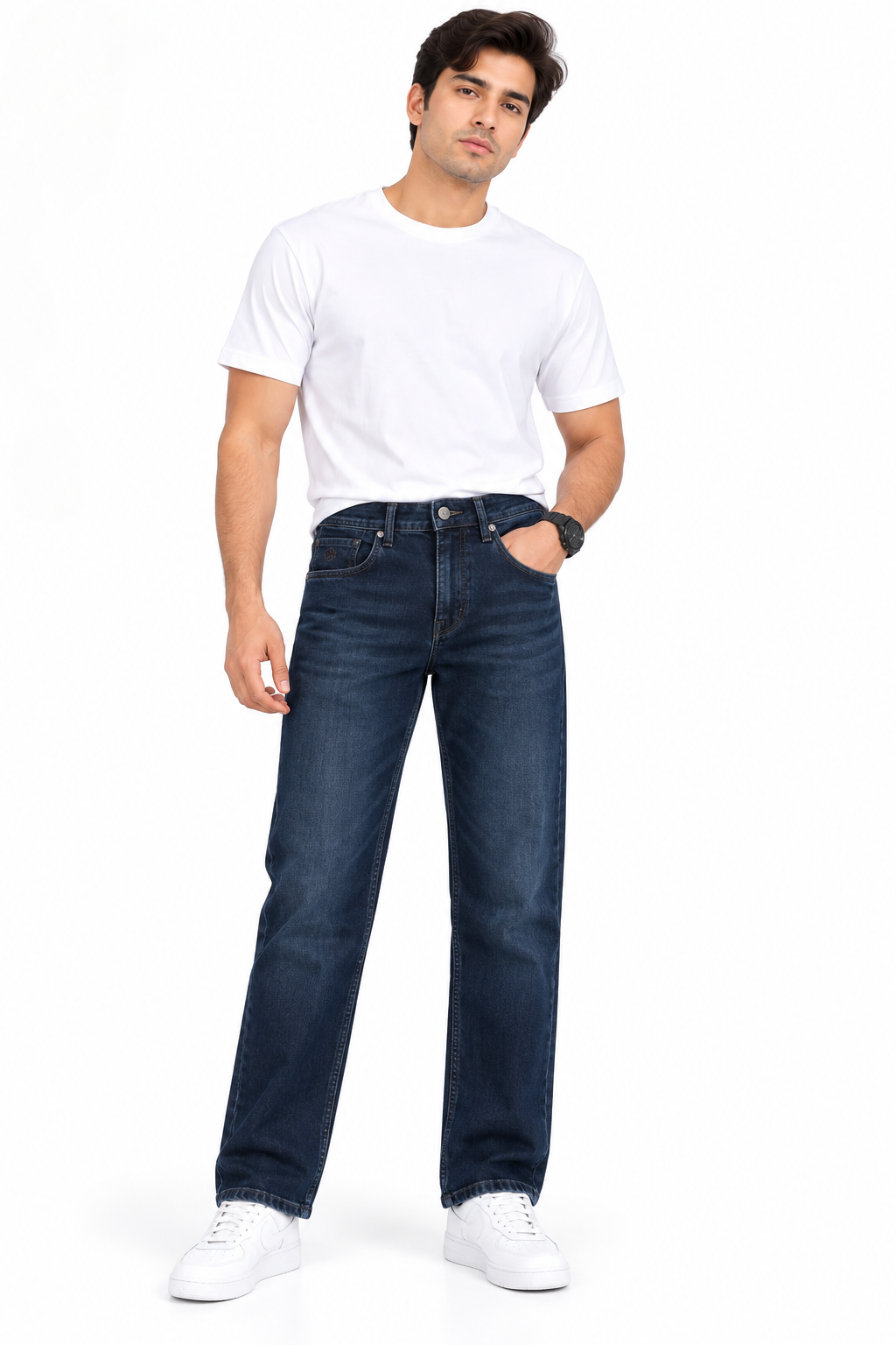 KAVIS - Straight-Fit Denim Jeans