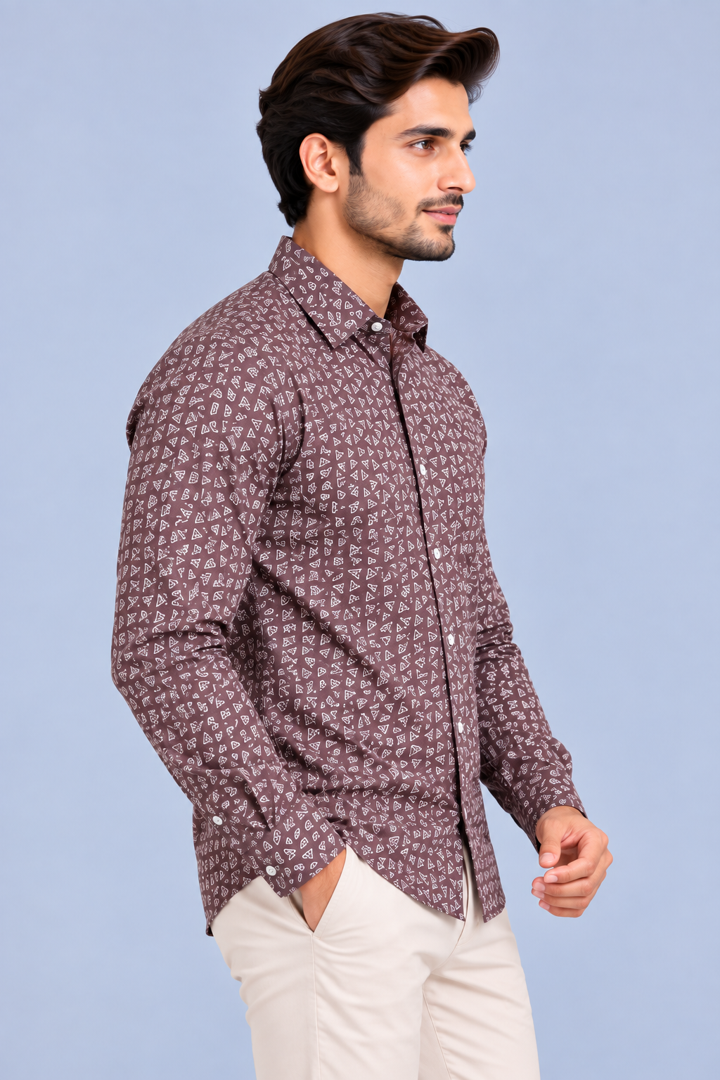 CITRUS -  Men Printed Smart Casual Shirts