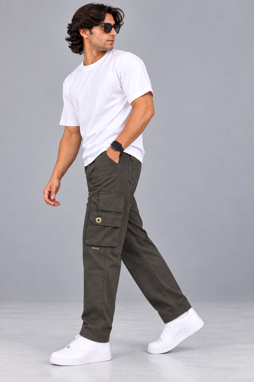 ESCURVY - Men Regular-Fit Cargo Pants