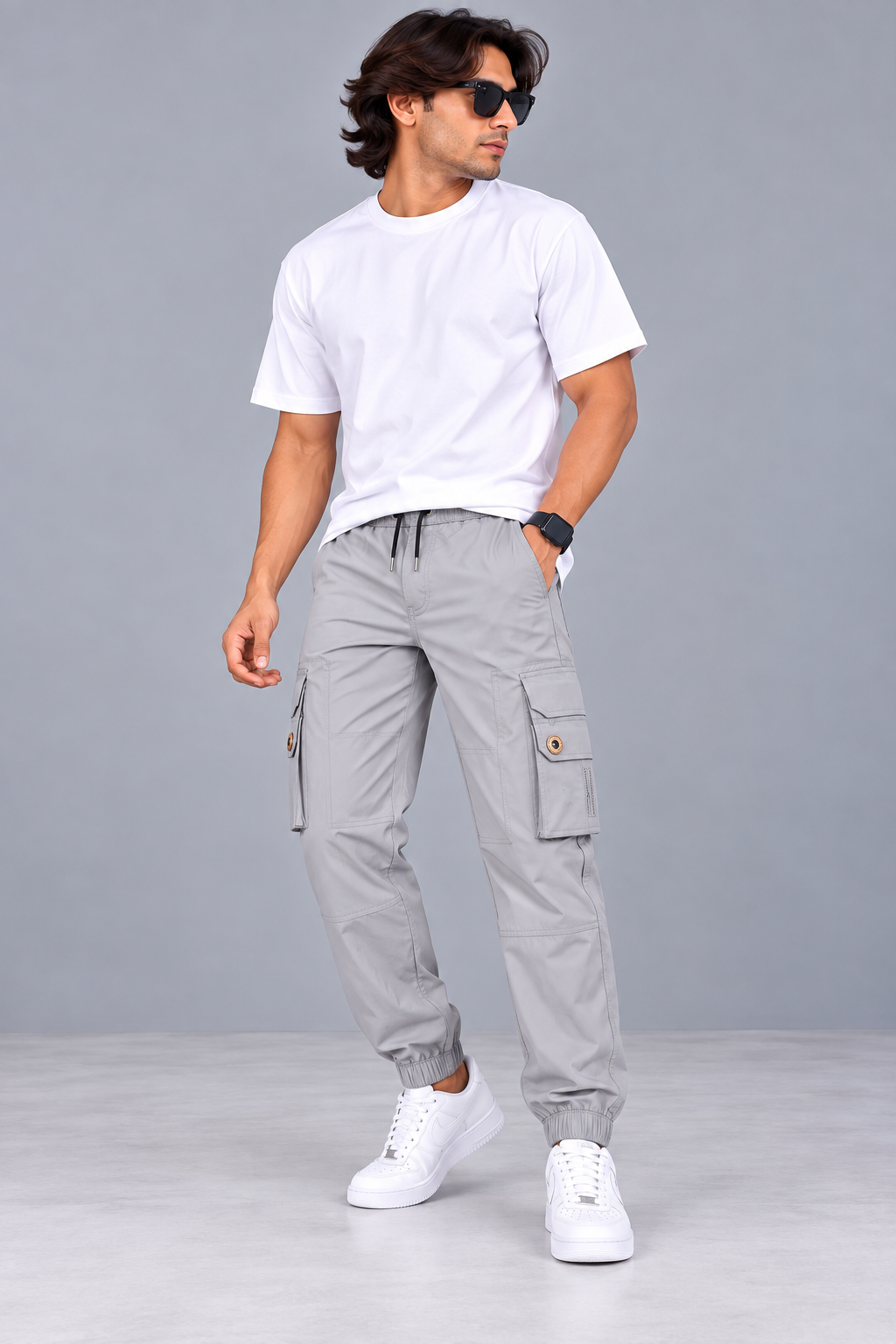 ESCURVY - Men Regular-Fit Cargo Pants
