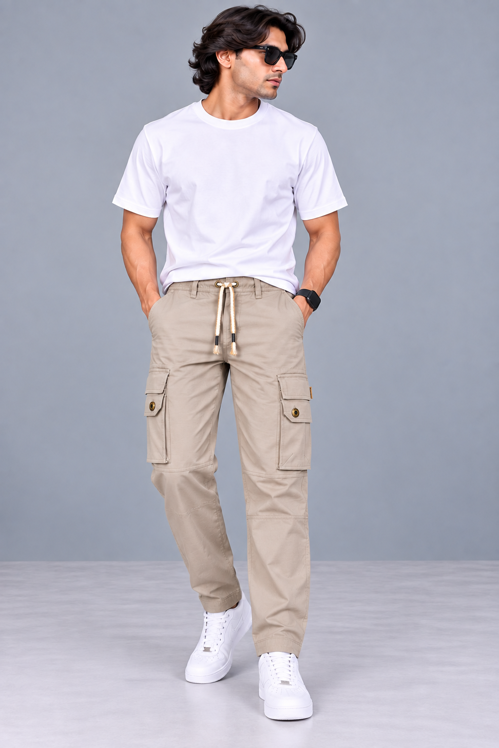 ESCURVY - Men Regular-Fit Cargo Pants