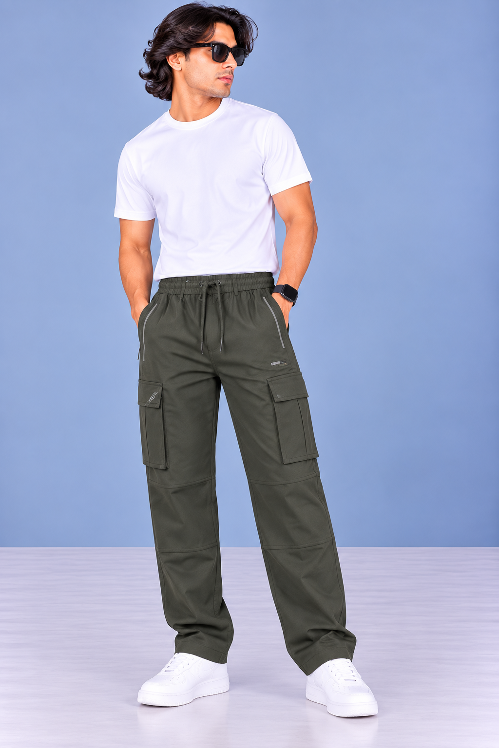 ESCURVY - Men Regular-Fit Cargo Pant
