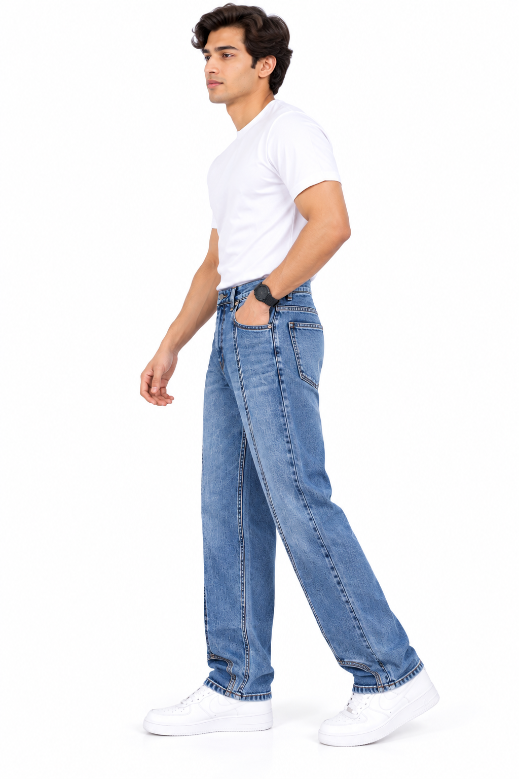 3 PLAY - Straight-Fit Denim Jeans