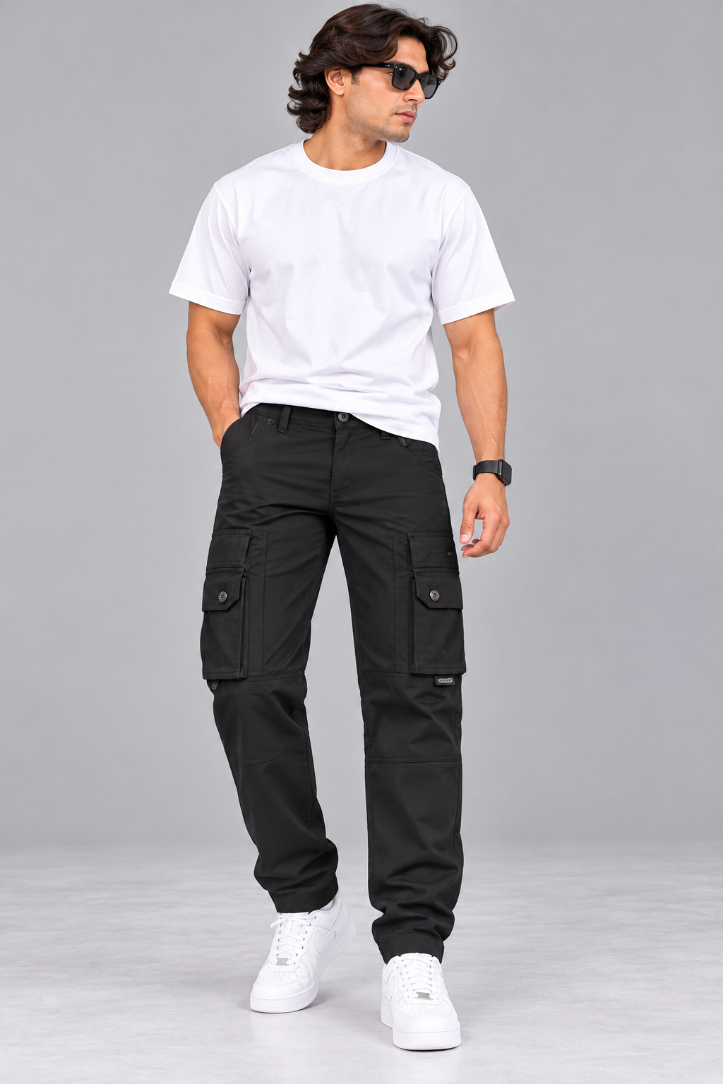 ESCURVY - Men Regular-Fit Cargo Pants