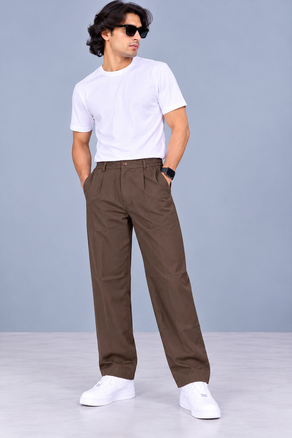 OKANE - Men  Comfort-Fit (korean) Cargo Pant