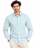 CITRUS -  Men Smart Casual Mini Checks Formal Shirts