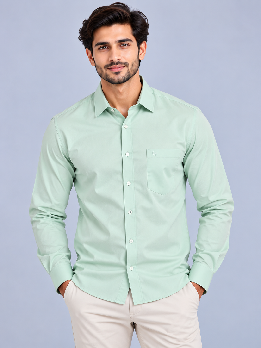 CITRUS -  Men Plain Formal Shirts