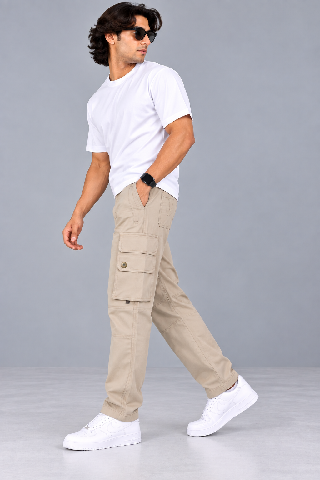 ESCURVY - Men Regular-Fit Cargo Pants
