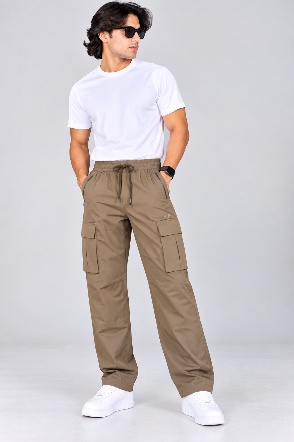 ESCURVY - Men Regular-Fit Cargo Pant
