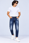 MUDPIPER -  Men Urban Edge Ankle-Fit Jeans