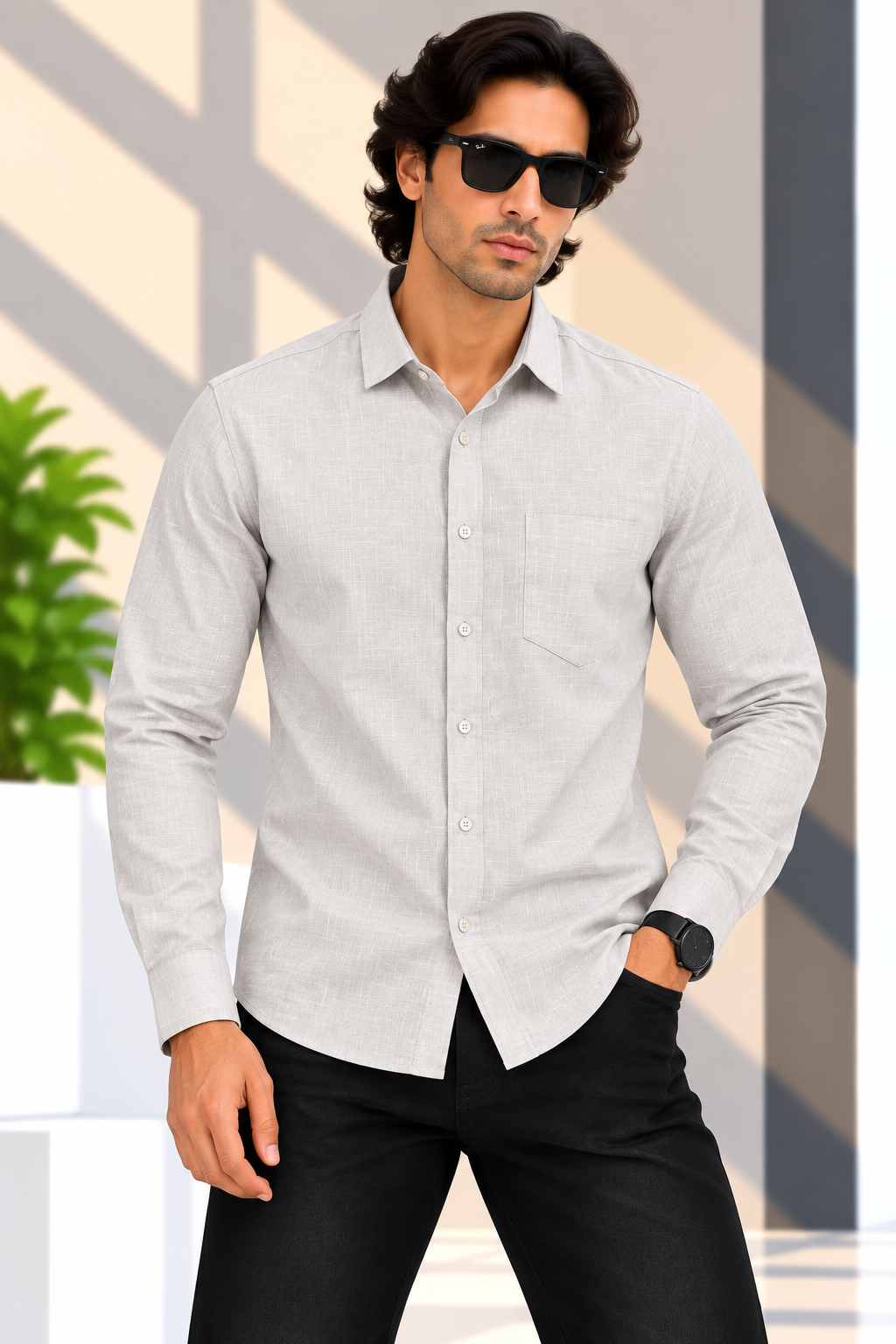 Red & White Shirt