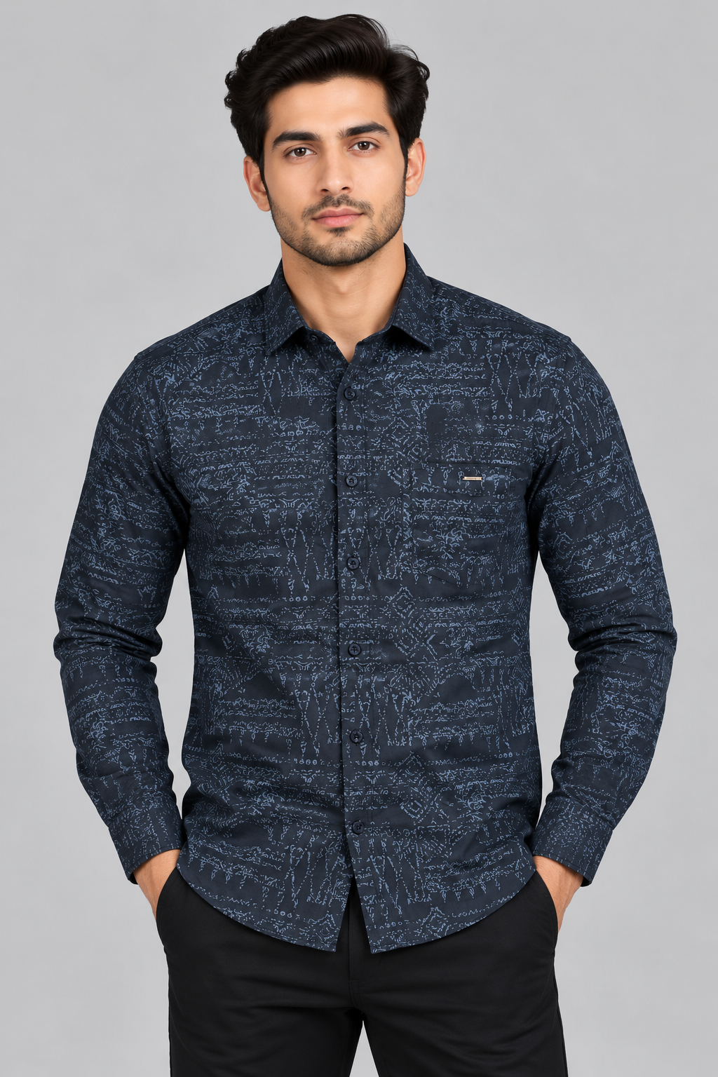 URBAN RACE - Men Printed Casual Printed Shirts