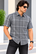 MYSTERY OF FASHION (MOF) -  fUNKY Casuals Checks H/S Shirt