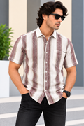 MYSETRY OF FASHION (MOF) -  fUNKY Stripes Casual Shirts