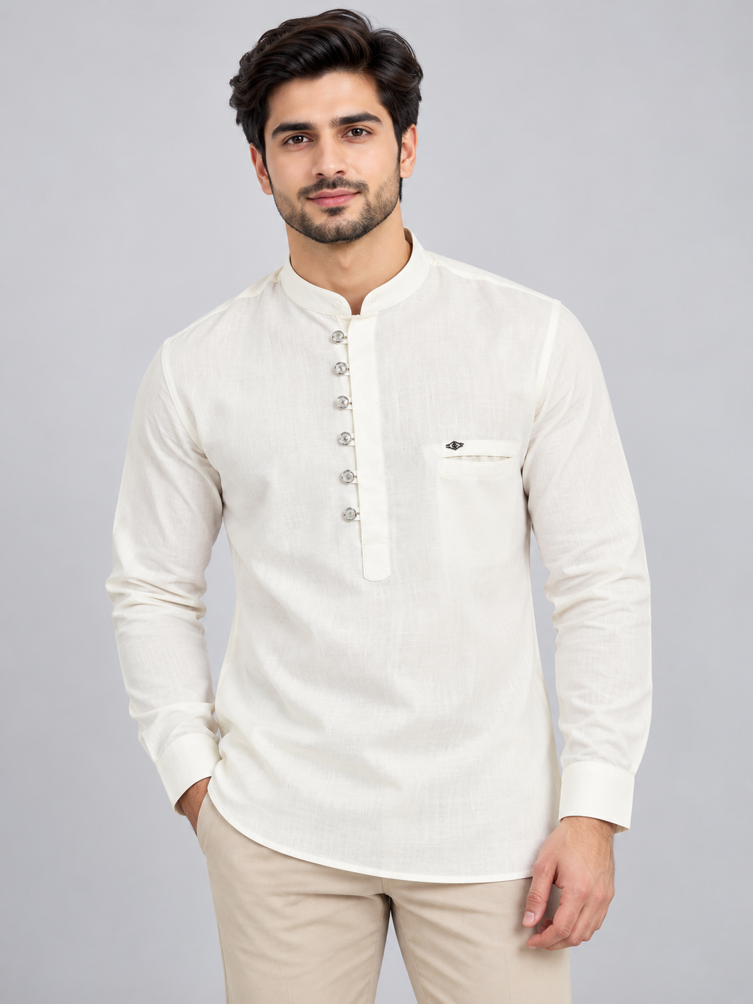 NEXX - 🤍 Ivory Ease Casual Short Kurta's