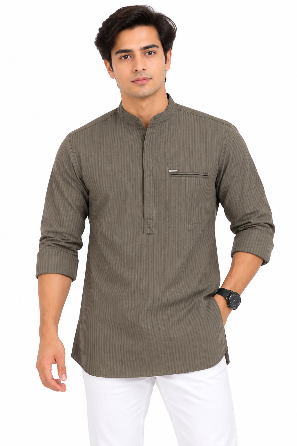 GRAMMER -  Men Classy Short Kurta