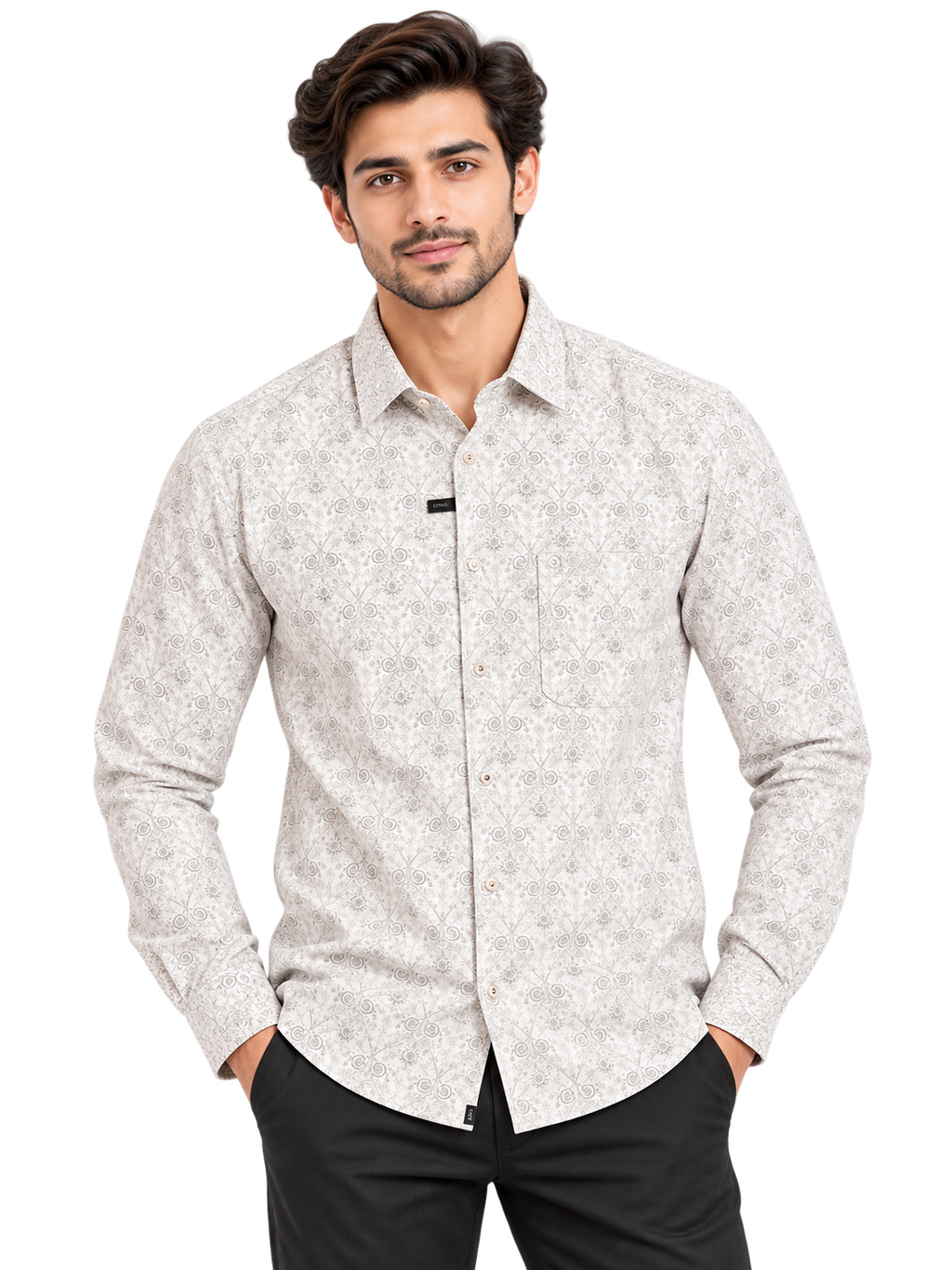 CITRUS -  Men Smart Casual Printed Formal Shirts