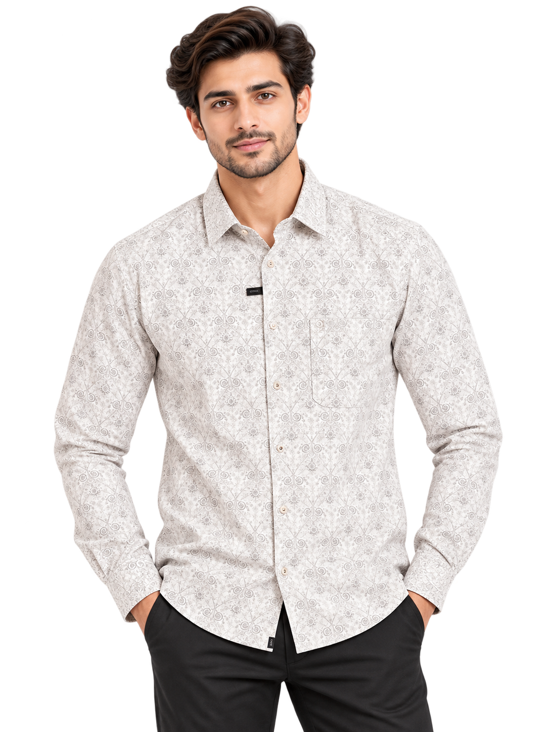 CITRUS -  Men Smart Casual Printed Formal Shirts