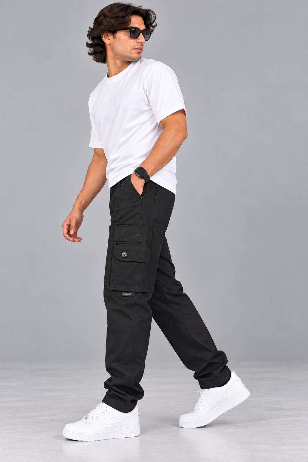 ESCURVY - Men Regular-Fit Cargo Pants