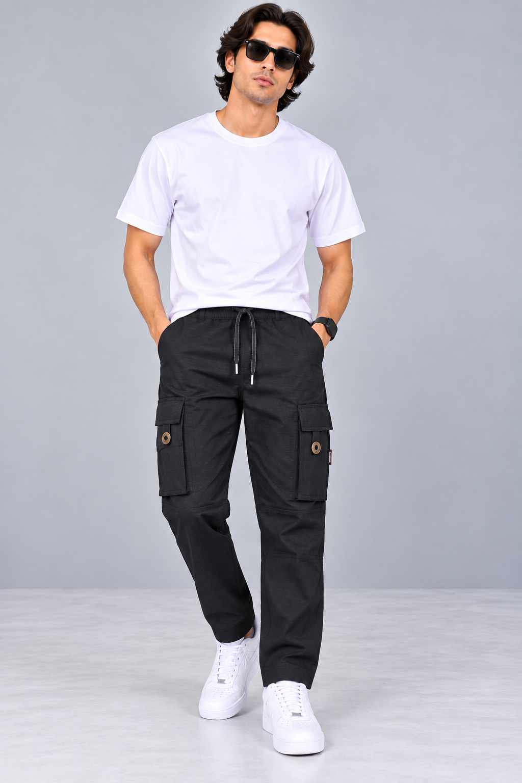 ESCURVY - Men Regular-Fit Cargo Pants