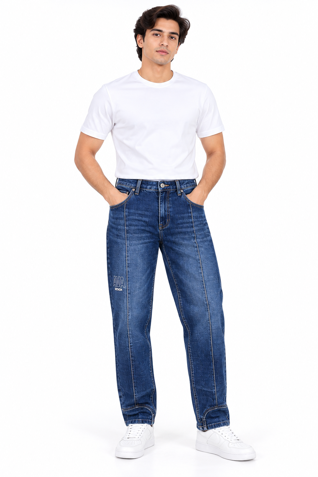 3 PLAY  -  Casual Denim Mom-Fit Jeans