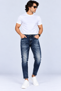 MUDPIPER -  Men Urban Edge Ankle-Fit Jeans