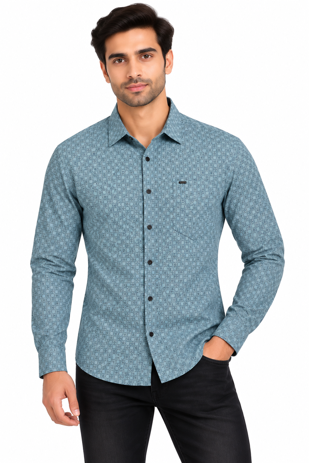 RED & WHITE Printed Casual Shirts
